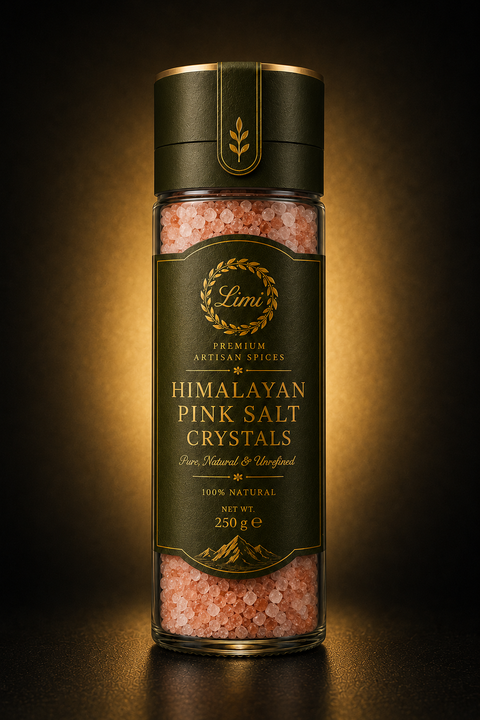 LIMI Food coarse Himalayan pink salt crystals, 500 g package