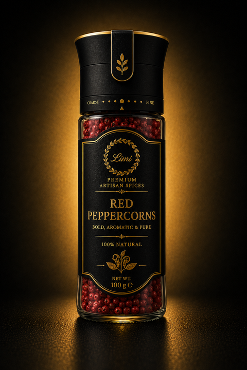 LIMI Food whole red peppercorns, 100 g package